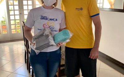 Rotary Club realiza doação de 150 Máscaras para o Girasonhos