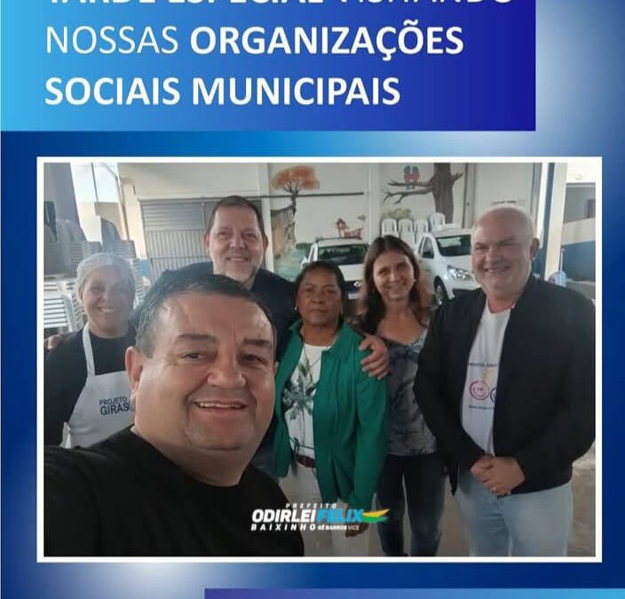 Visita do Prefeito ao CCFV Girasonhos