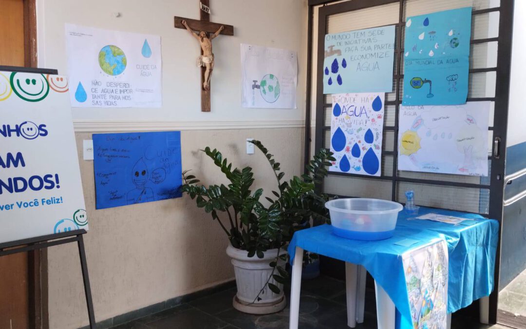 Atividade educativa marca o Dia da Água com participação das crianças no Girasonhos