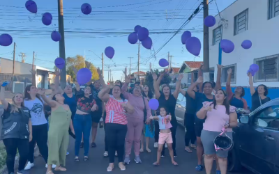 💜🌷 Agosto Lilás: informação, acolhimento e união pelo fim da violência contra a mulher.